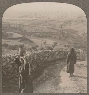 Capernaum Gallery: View of Jerusalem from Peters House, c1900