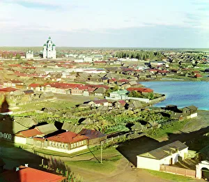 Colour Separation Negative Prints: View of Kasli, 1910. Creator: Sergey Mikhaylovich Prokudin-Gorsky