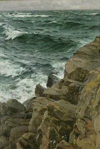 Berndt Lindholm Prints: View of the Kattegat, 1890. Creator: Berndt Lindholm