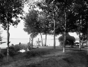 View from Kay's (i.e. Kayes) Park, Lake Geneva, Wis. c1898. Creator: Unknown