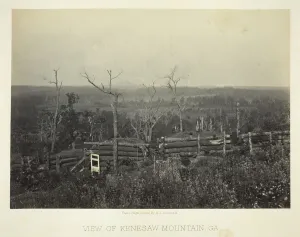 Barnard George Norman Collection: View of Kenesaw Mountain, Ga. 1866. Creator: George N. Barnard