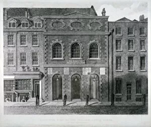 Capon Gallery: View of the Kings Theatre, Haymarket, London, 1789