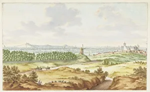 Jan Van Call I Prints: View of Kleve from the Galgenberg, 1680-1685. Creator: Jan van Call