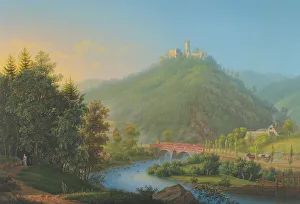 View of Kynsburg over the Weistritz River Valley in Silesia, late 18th-19th century View of Kynsburg over the Weistritz River Valley in Silesia, late 18th-19th century