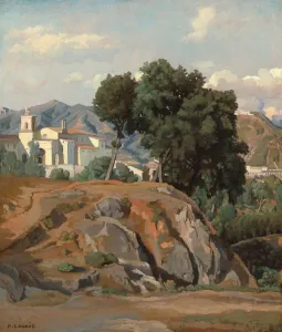 View of La Cava, c. 1840. Creator: Lanoüe, Felix-Hippolyte