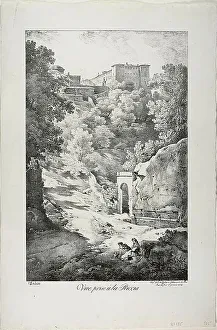View from La Riccia, 1817. Creator: Claude Thiénon