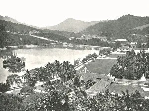 View from Lady Hortons Walk, Kandy, Ceylon, 1895. Creator: W &s Ltd