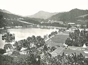 Maha Nuvara Gallery: View from Lady Hortons Walk, Kandy, Ceylon, 1895. Creator: W &s Ltd
