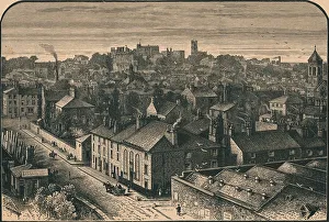 Built Up Prints: View of Lancaster, c19th century