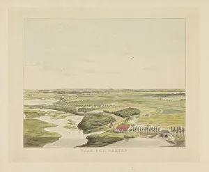 Title Prints: View of the landscape east of Nijmegen, 1815-1824. Creator: Derk Anthony van de Wart