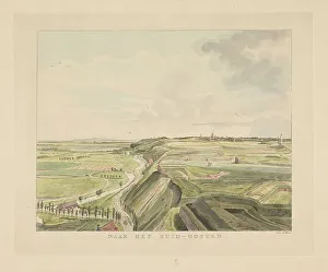 Mills Prints: View of the landscape southeast of Nijmegen, 1815-1824. Creator: Derk Anthony van de Wart