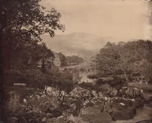 Carbon Print Prints: View from the Lawn, Dennicanniby, 1870s. Creator: Vernon Heath (British, 1819-1895)
