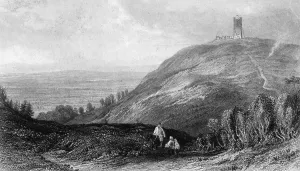 T Allom Prints: View of Leith Hill, Surrey, 19th century. Artist: T Fleming