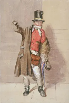 Dishevelled Prints: View of a letter carrier, 1866