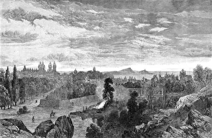 Metalworking Prints: View of Lima, the capital of Peru, 1864. Creator: Unknown