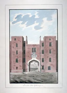 View of Lincolns Inn Gateway, Holborn, London, c1800