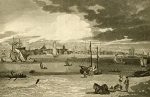 Angus Gallery: View of Liverpool, from the ferry, Lancashire, 1808. Creator: William Angus
