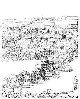 Images Dated 12th May 2009: View of London, 16th century (1886)
