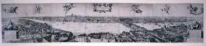 Wenceslaus Prints: View of London from the south, 1832. Artist: Robert Martin