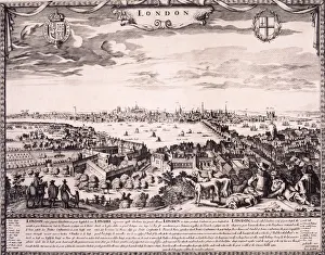 View of London from Southwark, 1710