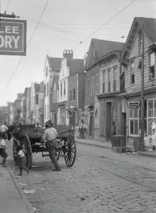 Masonry Prints: [View looking south on King Street