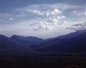 Valley Collection: A view looking south through the White Mountains from...Pine Mountain, Gorham vicinity, N.H. 1943