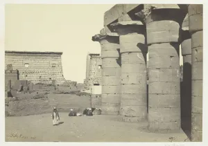 1858 Prints: View at Luxor, 1857. Creator: Francis Frith