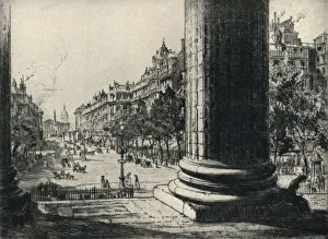 La Madeleine Prints: View from the Madeleine, 1915. Artist: Herbert Hillier