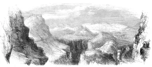 View from Maida towards Soveria - from a sketch by our special artist in Italy, Frank Vizetelly, 1860 Creator: Unknown