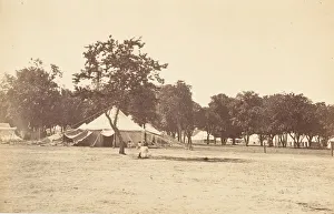 Side View of Main Street, Governor Generals Camp, 1858-61. Creator: Unknown