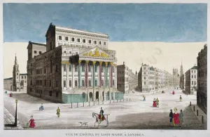 Cornhill Prints: View of Mansion House, Cornhill and Lombard Street, City of London, 1790