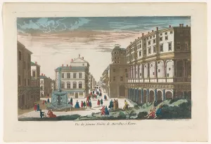 Daumont Jean Francois Prints: View of Marcellus's Theatre at Rome, 1745-1775. Creator: Unknown