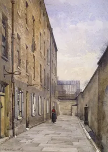 John Crowther Prints: View of Marshalsea Place, Southwark, London, 1887. Artist: John Crowther