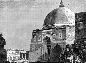 View of the Mausoleum of the Emperor Togluck, at Togluckabad, c1891. Creator: James Grant