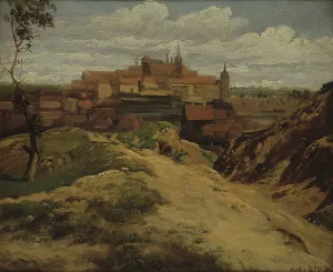 View of Meissen, 1829. Creator: Thomas Fearnley