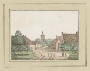 View of Meliskerke in Zeeland, in or after 1754-c. 1800. Creator: Anon