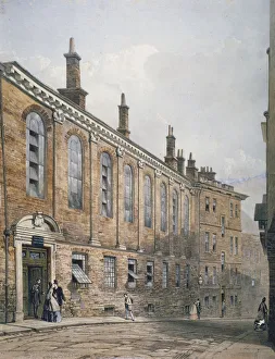 View of the Merchant Taylors School in Suffolk Lane, City of London, 1864