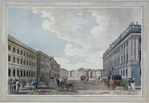 View of a Millionnaya Street and the Marble Palace Through the Field of Mars, 1790