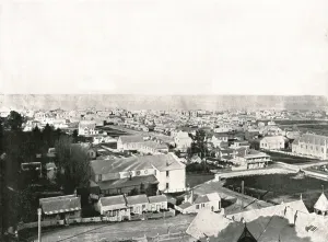 Newnes Prints: View from Milton Road, Napier, New Zealand, 1895. Creator: Unknown