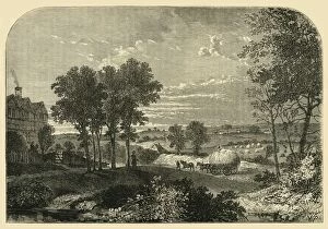 Heath Gallery: View from Moll Kings House, Hampstead, in 1760, (c1876). Creator: Unknown