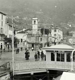 Como Gallery: View of Moltrasio on the shore of Lake Como, Italy, 20th century