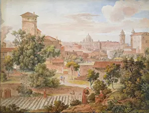 Monk Prints: View from the Monastery of San Isidoro towards St