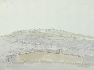 Ducros Abraham Louis Rodolphe Prints: View of Montefusco, 1778. Creator: Louis Ducros