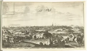 Pieter Van Der 1659 1733 Prints: View of Moscow, 1726. Artist: Aa, Pieter van der (1659-1733)