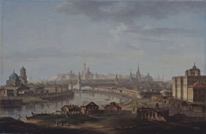 Images Dated 4th September 2014: View of Moscow. Artist: Vorobyev, Maxim Nikiphorovich (1787-1855)
