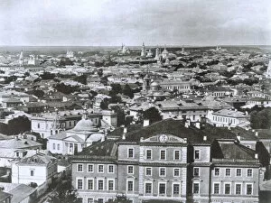 Images Dated 30th March 2010: View of Moscow from the Ivan the Great Bell Tower, Russia, 1884
