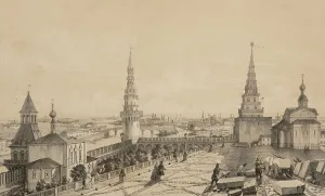 Durand Prints: View of Moscow from the Kremlin, 1844