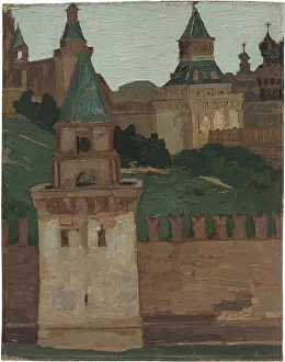 Nicholas Roerich Collection: View of the Moscow Kremlin from Zamoskvorechye