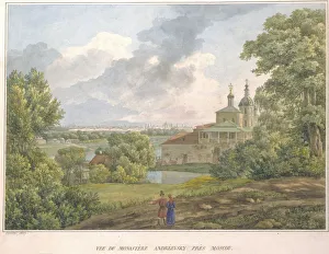 Auguste Jean Baptiste Antoine 1782 1849 Prints: View of Moscow from the Sparrow Hills