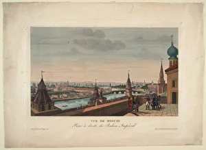 Great Kremlin Palace Prints: View of Moscow, taken from the balcony of the Imperial Palace